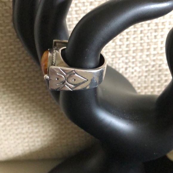 One of a Kind Genuine Amber Ring - Picture 2 of 3